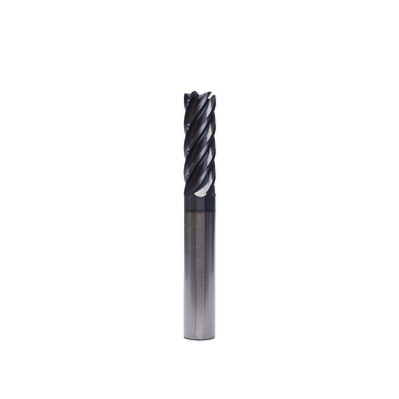 Fraise multidents pour usinage haute vitesse – 6 dents – TiAlN – hélice 55° – Acier dur