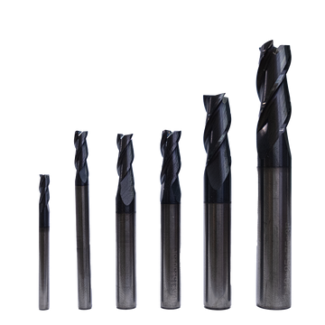 Coffret de fraise pour usinage standard – 3 dents – TiAlN – hélice 30° – Acier standard