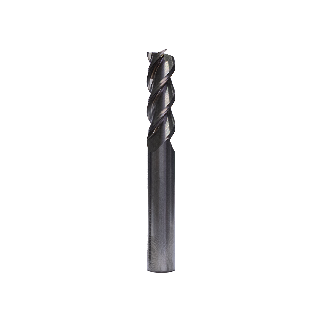 Fraise pour usinage de finition – 3 dents – non revêtue – hélice 30° – aluminium