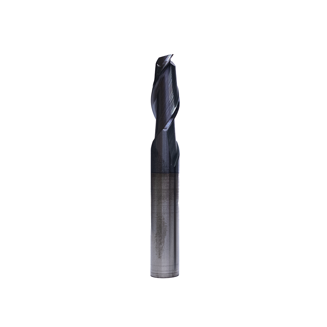 Fraise pour usinage standard – 2 dents – TiAlN – hélice 30° – Acier standard
