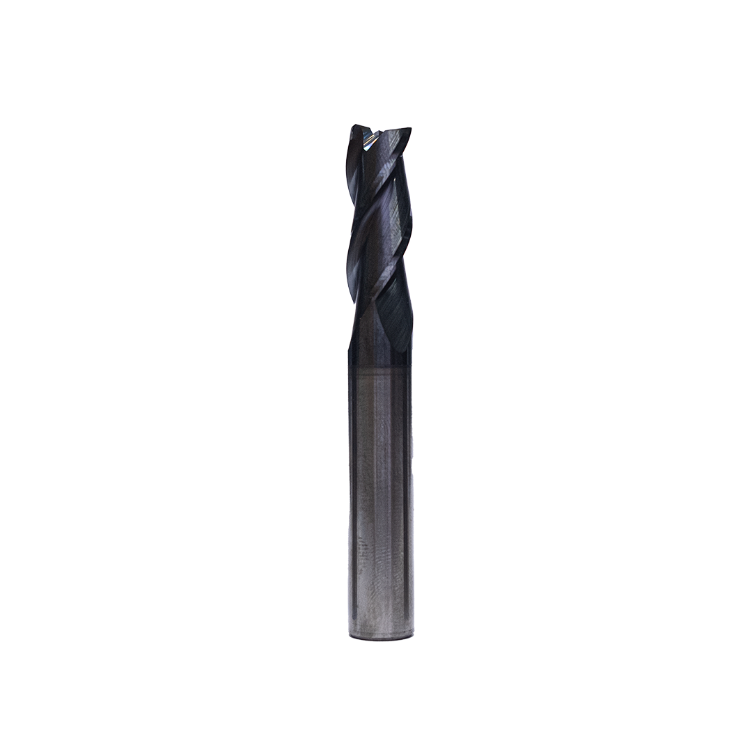 Fraise pour usinage standard – 3 dents – TiAlN – hélice 30° – Acier standard