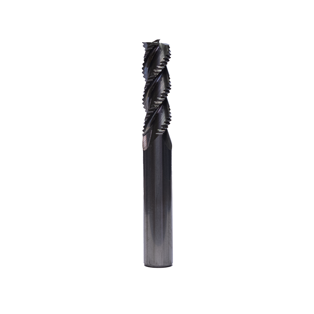 Fraise pour usinage ébauche – 3 dents – non revêtue – hélice 30° – aluminium