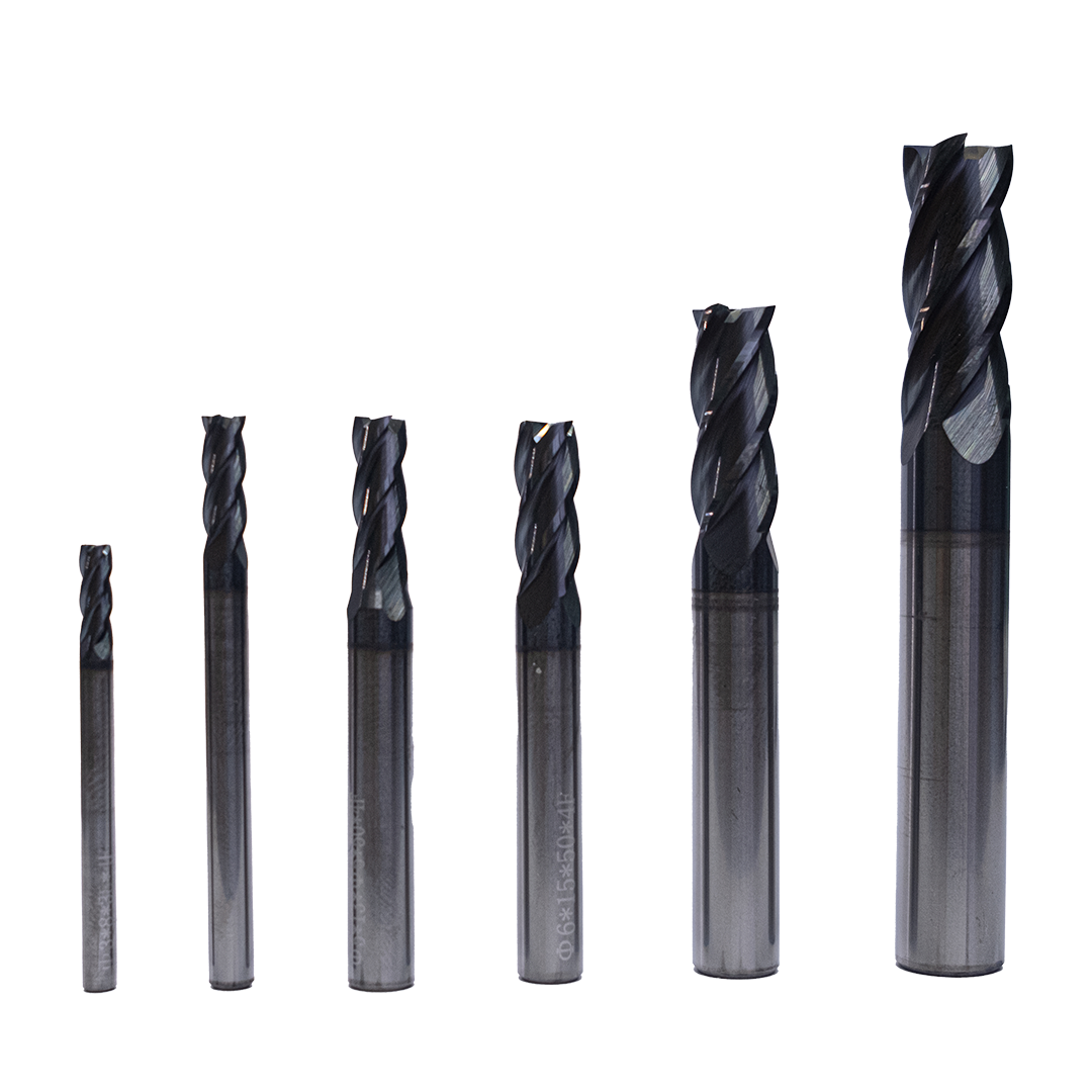 Coffret de fraise pour usinage standard – 4 dents – TiAlN – hélice 30° – Acier standard